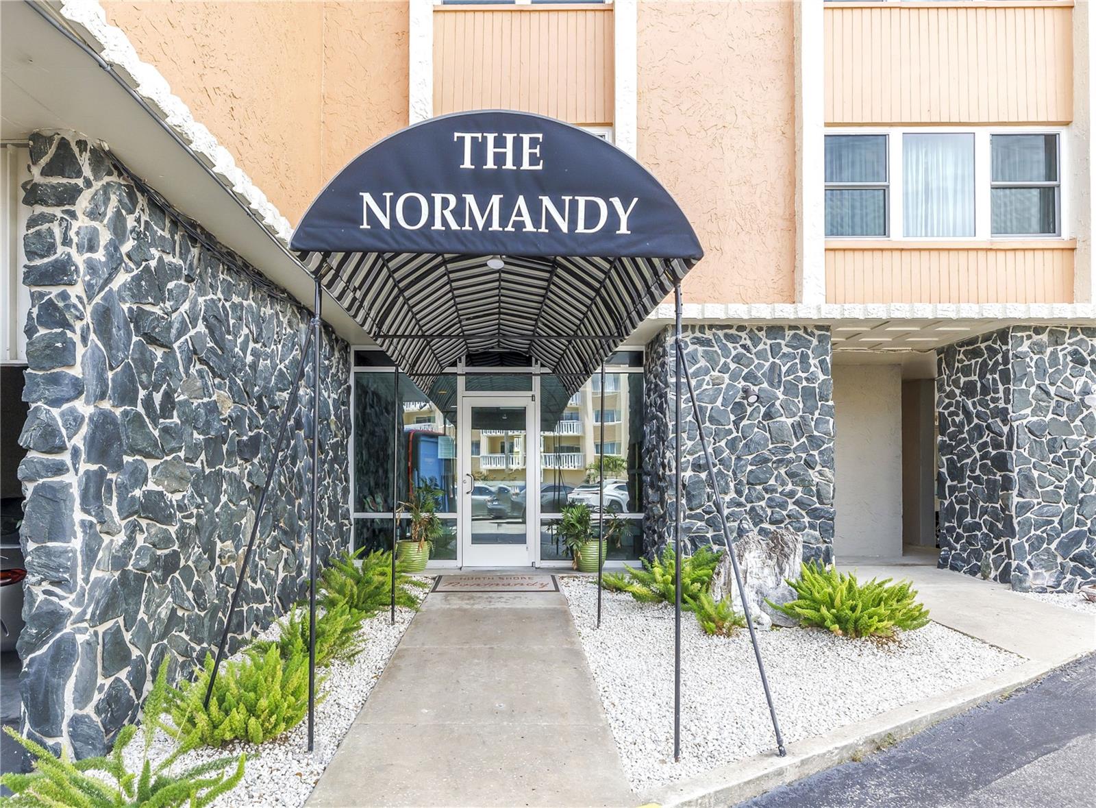 Main entrance to the building