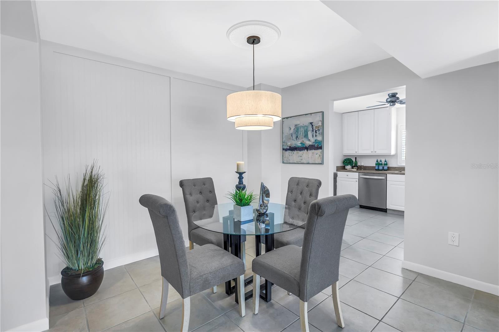 Dining area adjacent to kitchen