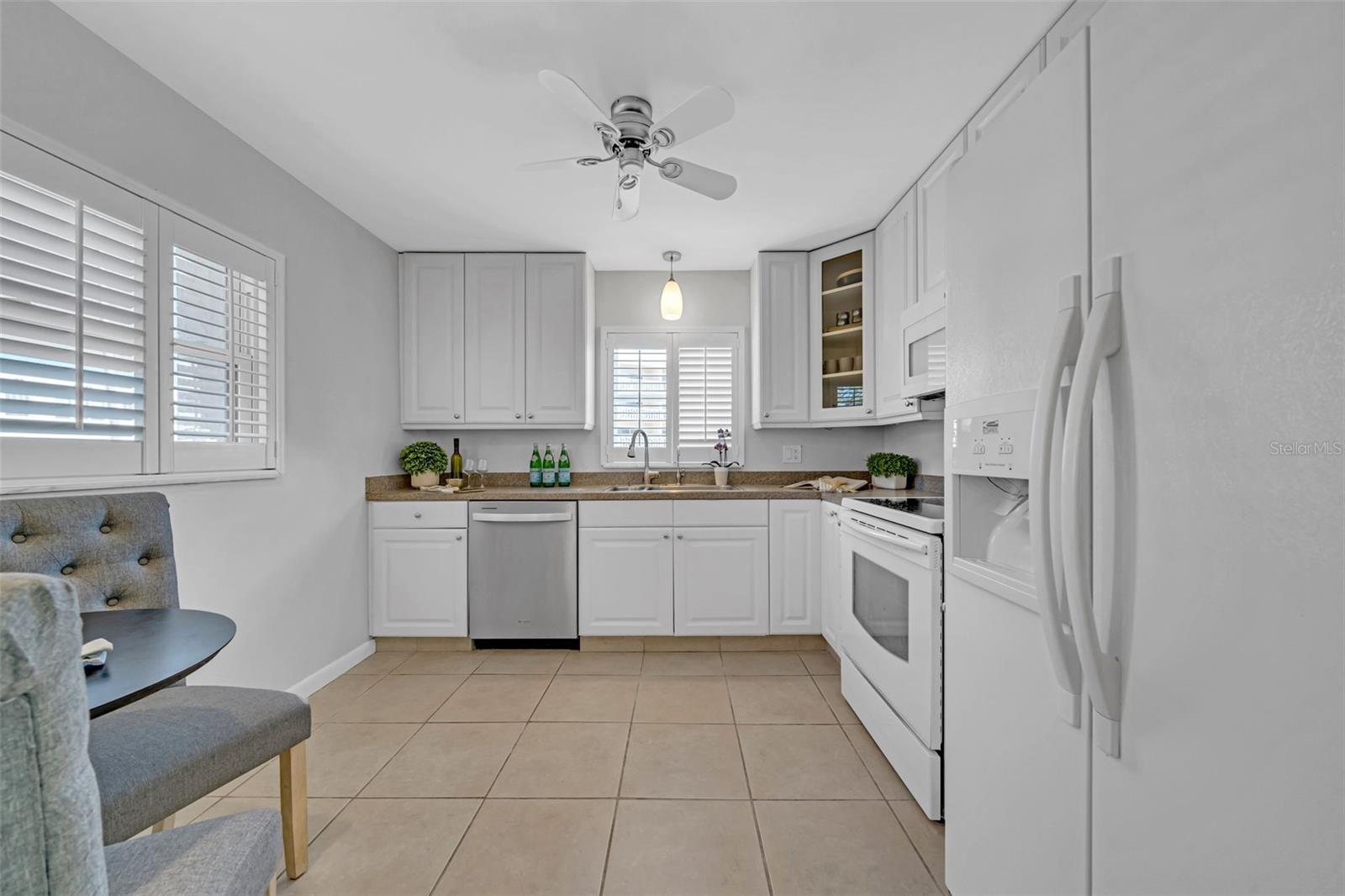 Kitchen - notice the 2 windows for natural light