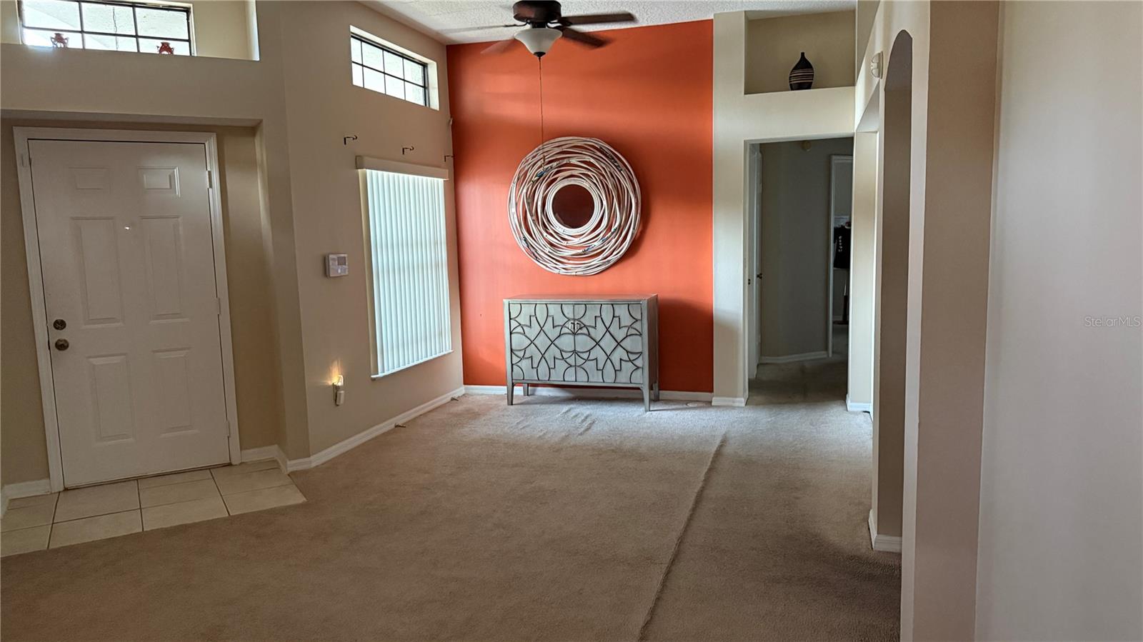 living room at entrance