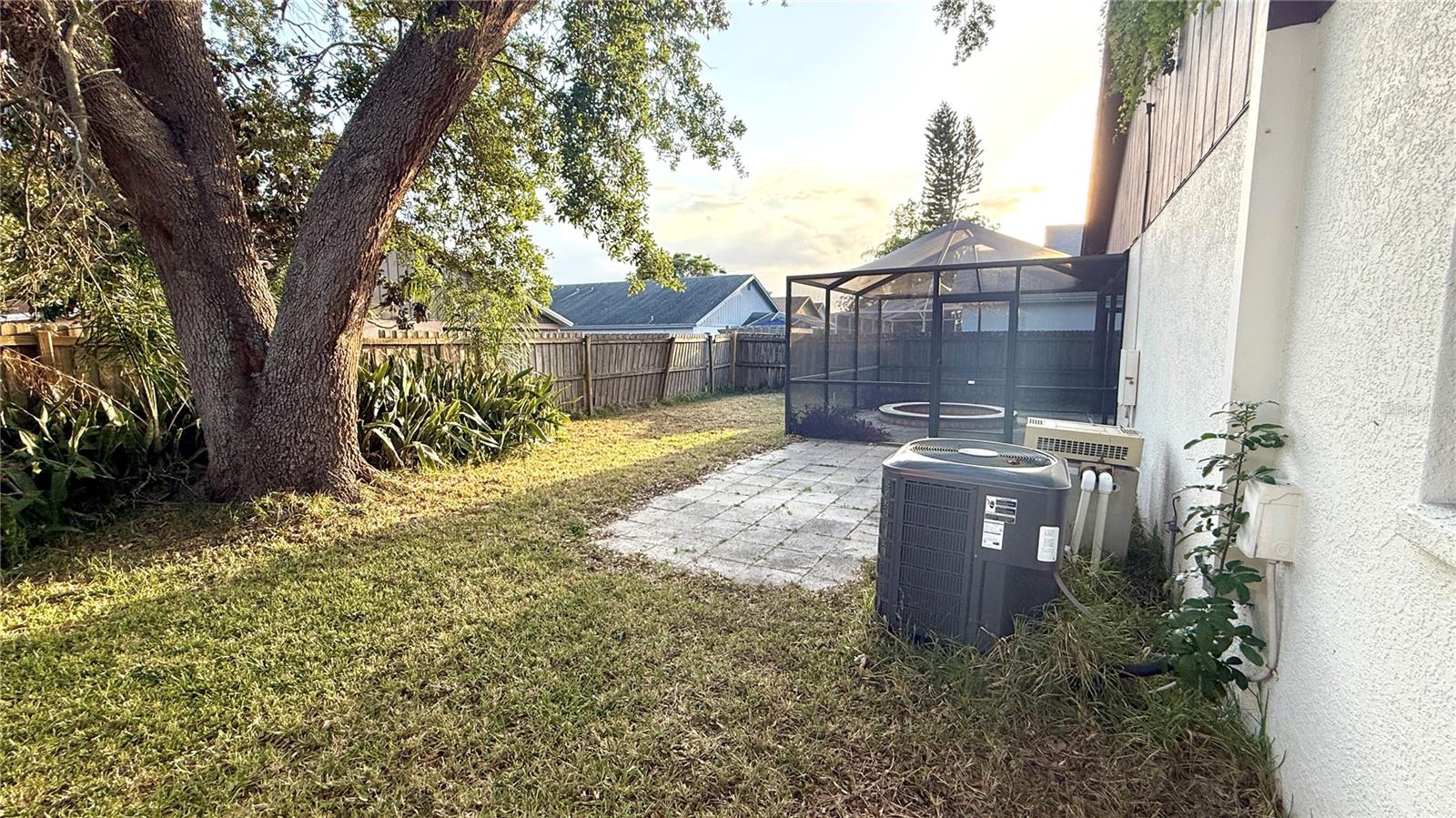 Yard other side