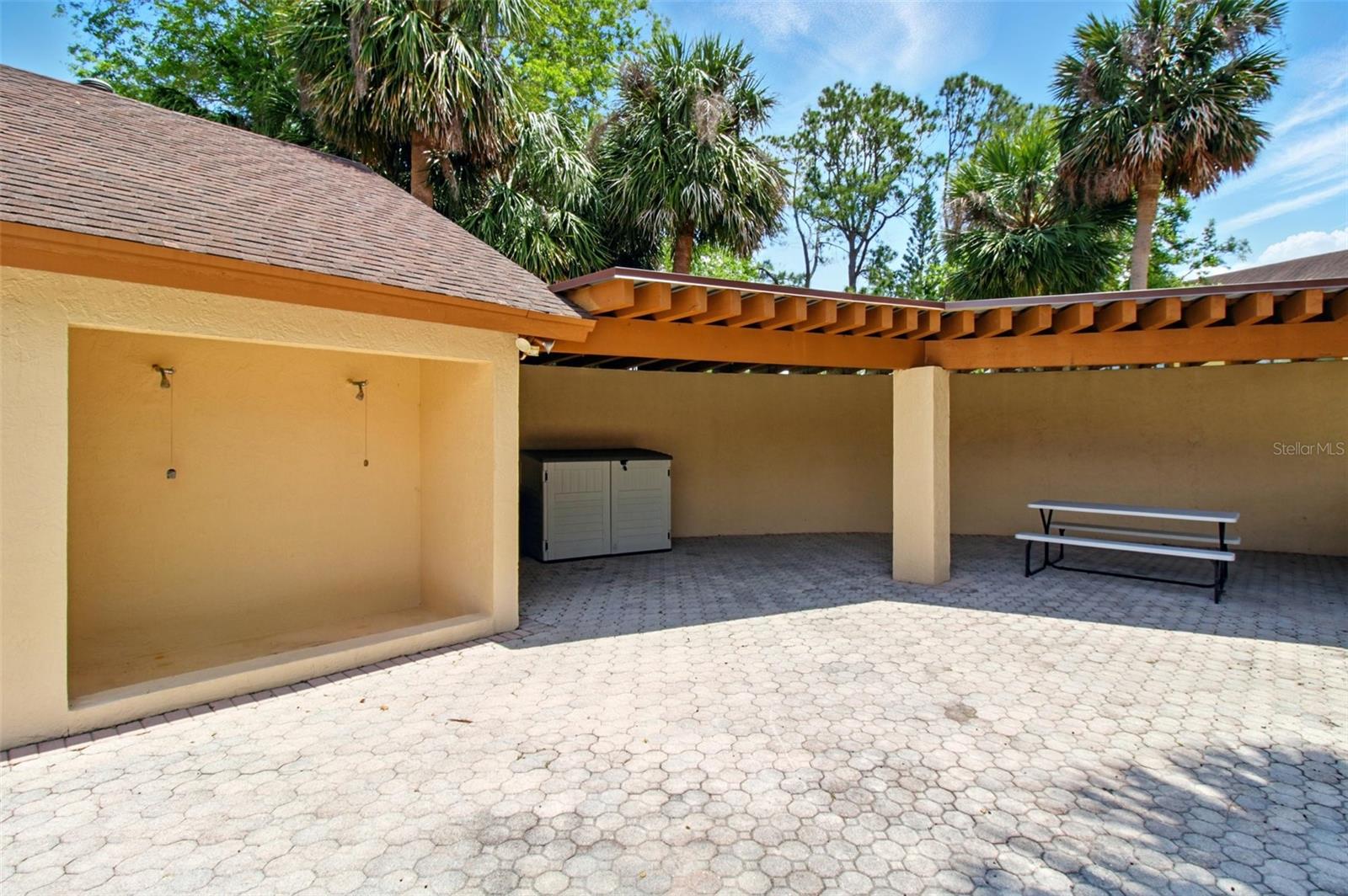 Pool Shower/Picnic area
