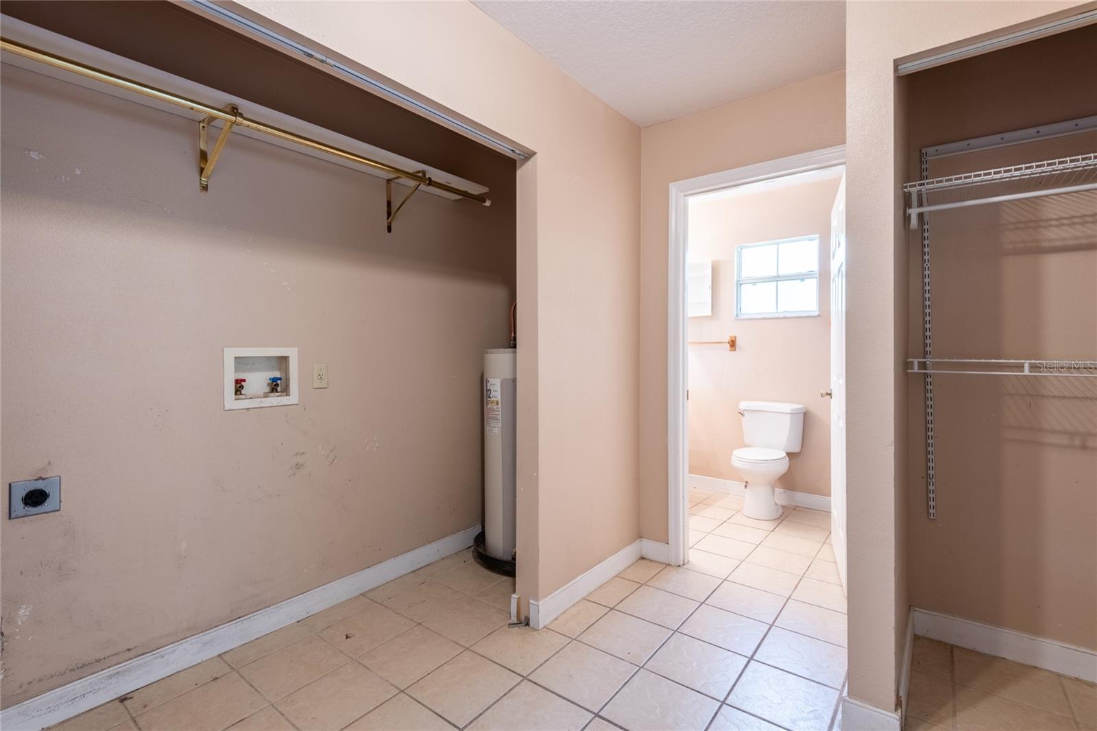 Laundry closet