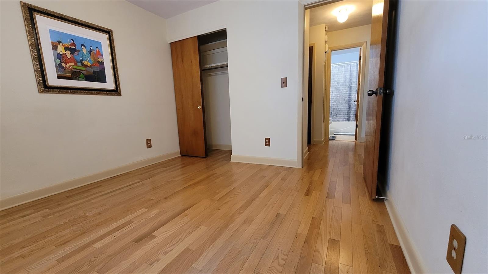 Bedroom #3 is just across the hall from the bathroom.