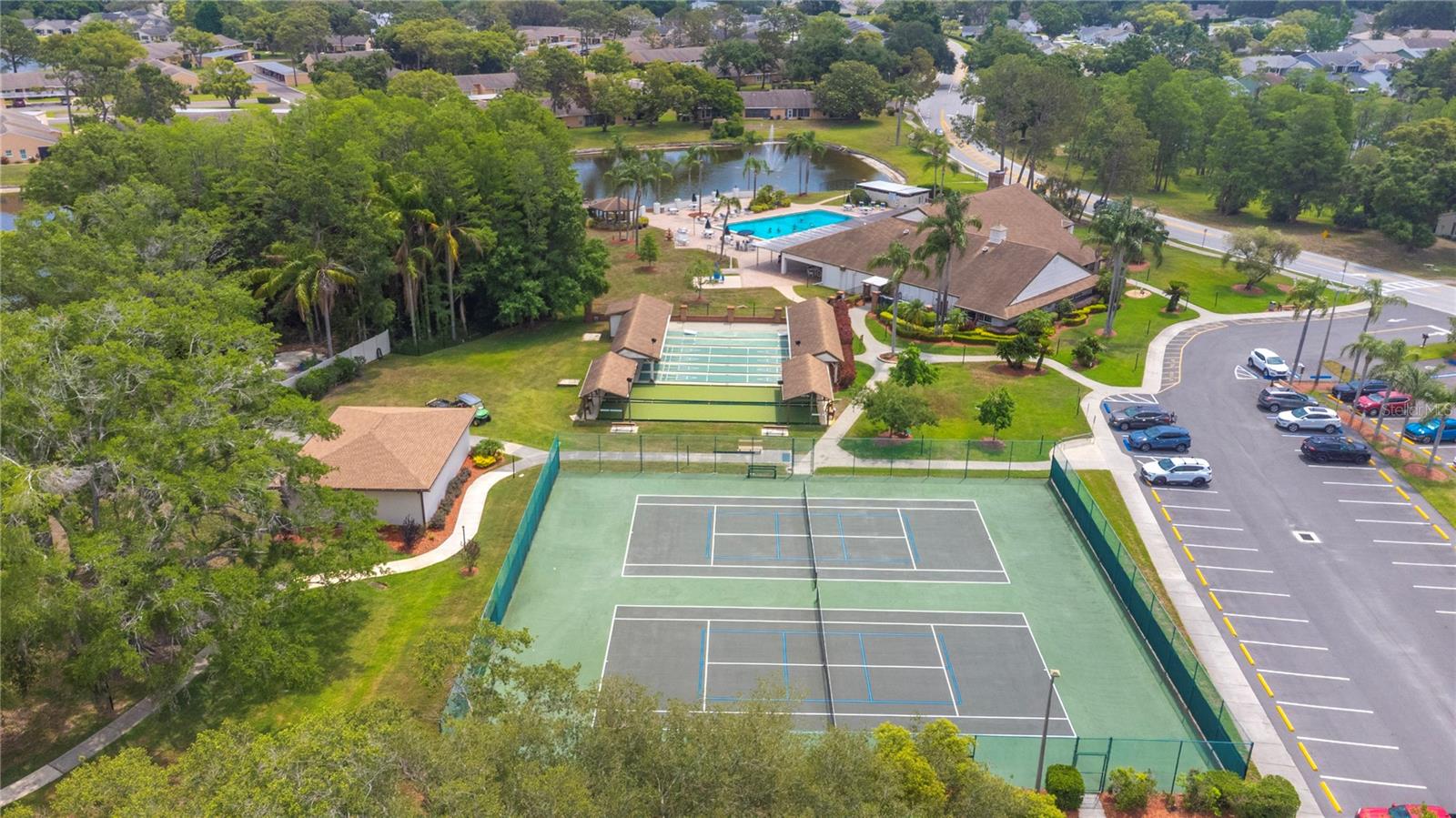 Community recreation areas.