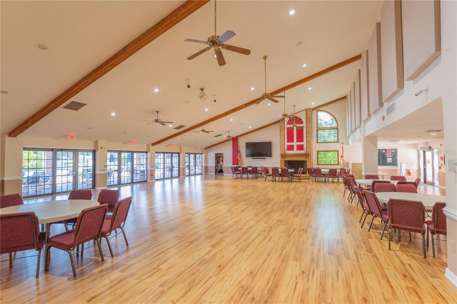 Clubhouse event room.