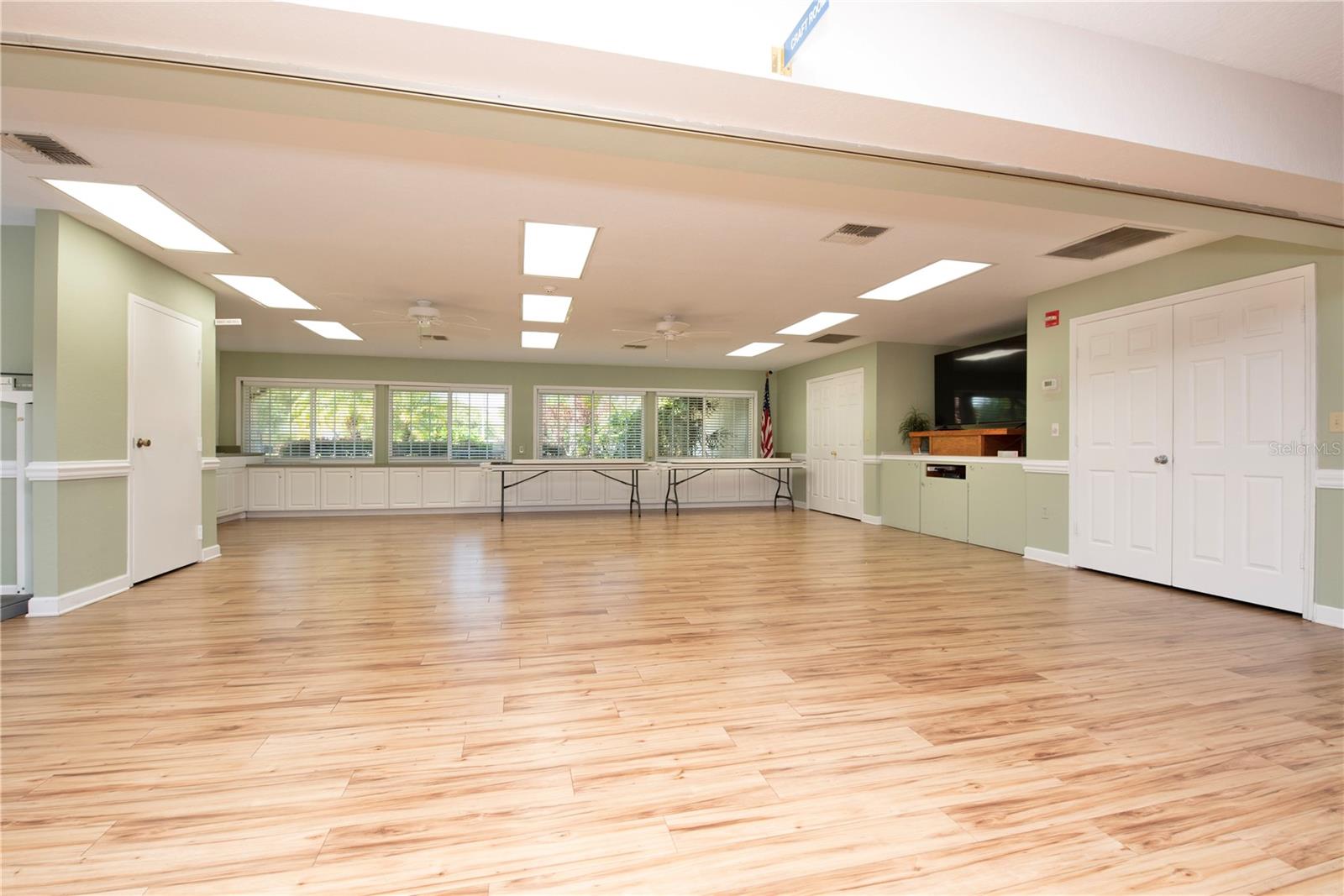 Clubhouse event space.