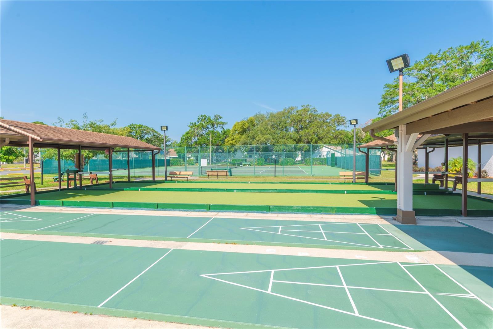 Sport courts.