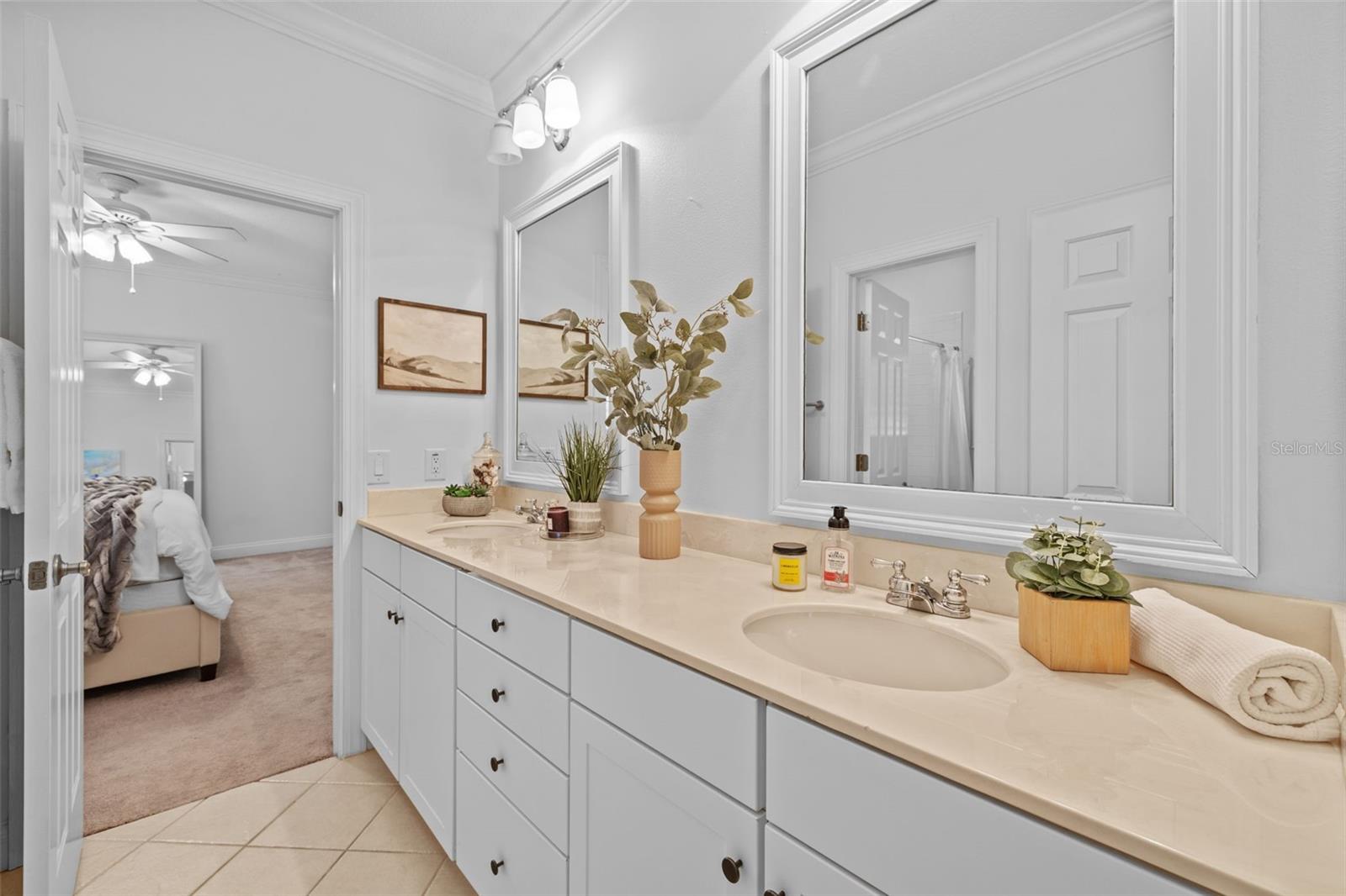 Jack and Jill Bath between Bedroom 3 & 4