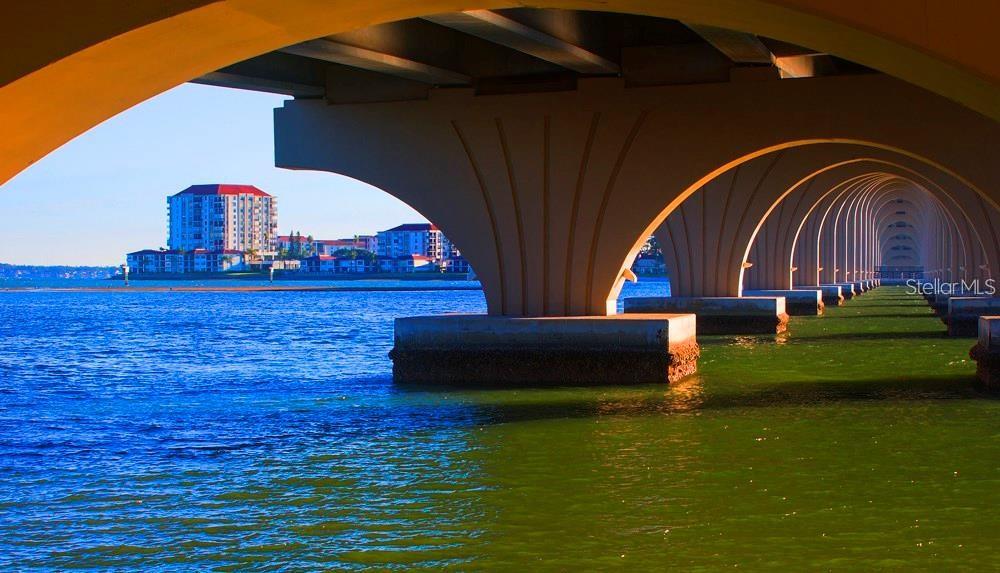 Just a short walk over the bridge to St Pete Beach
