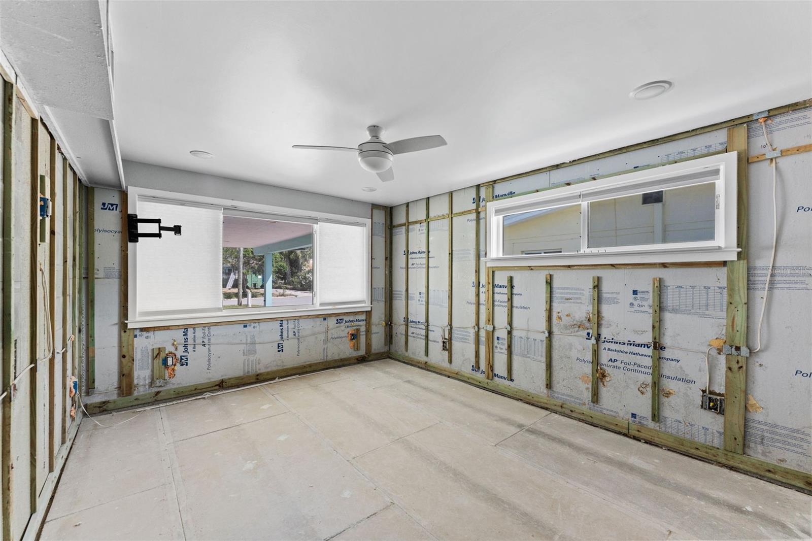 This is the den -there is a full bathroom attached to this room so this could be your primary bedroom.  A true split bedroom floor plan