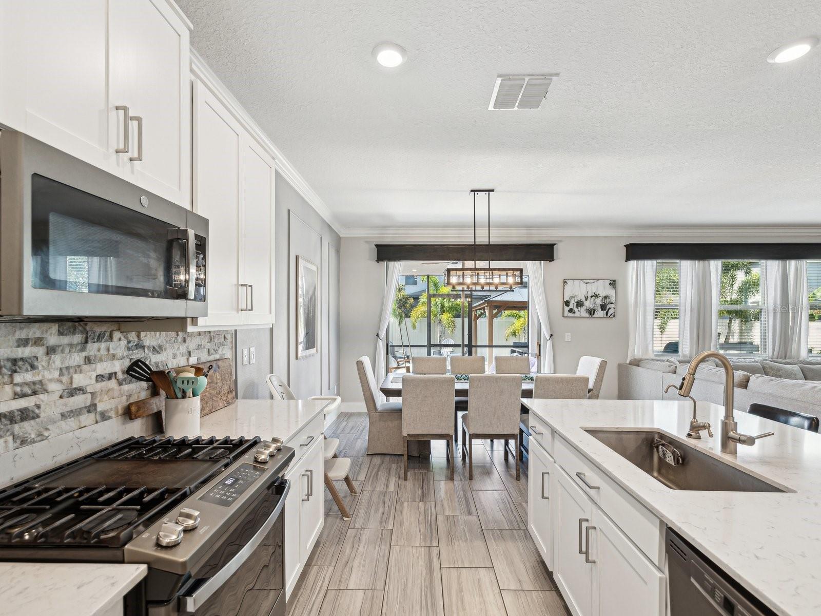 Dining open to  Kitchen
