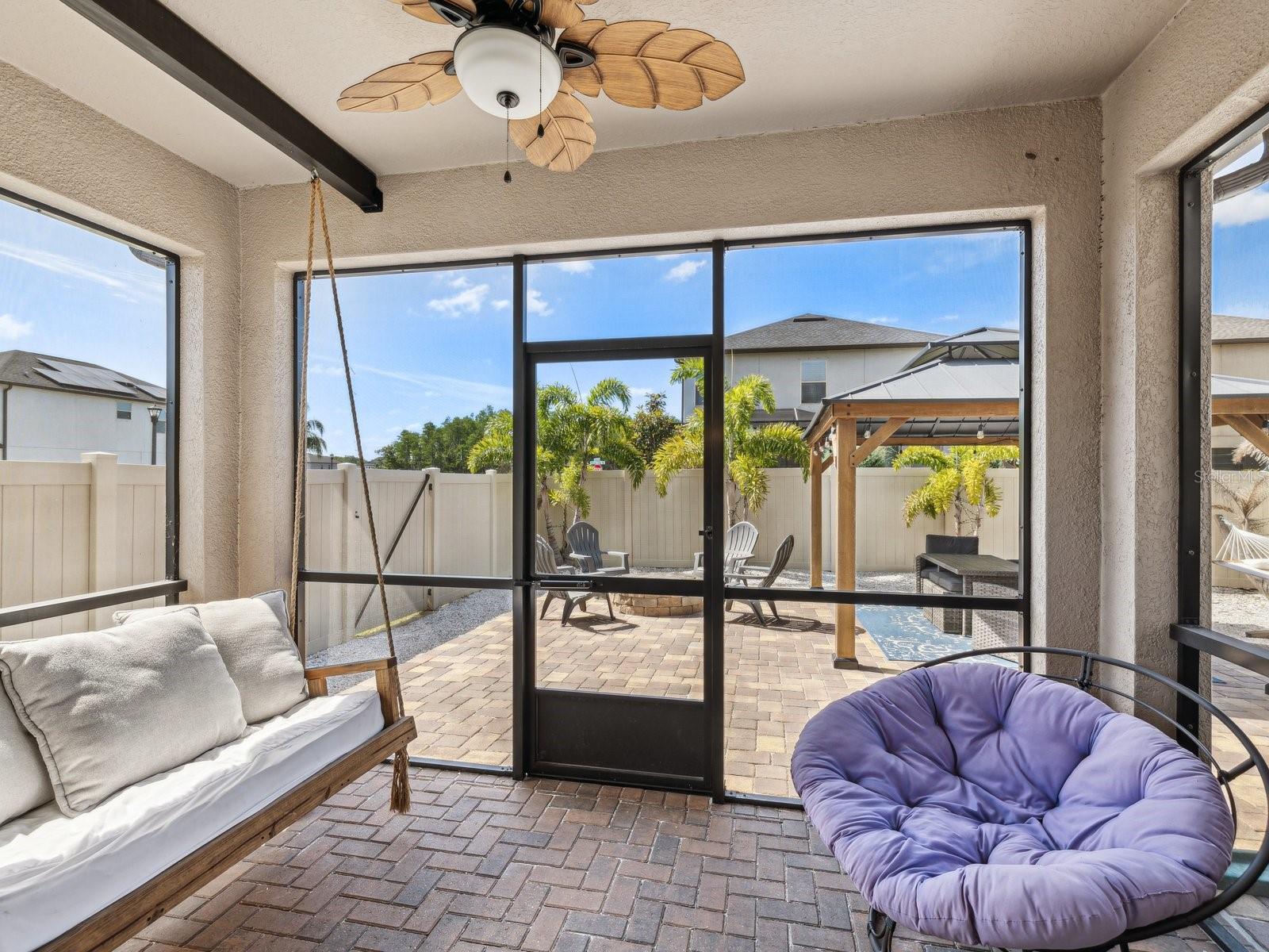 Screen enclosed Patio