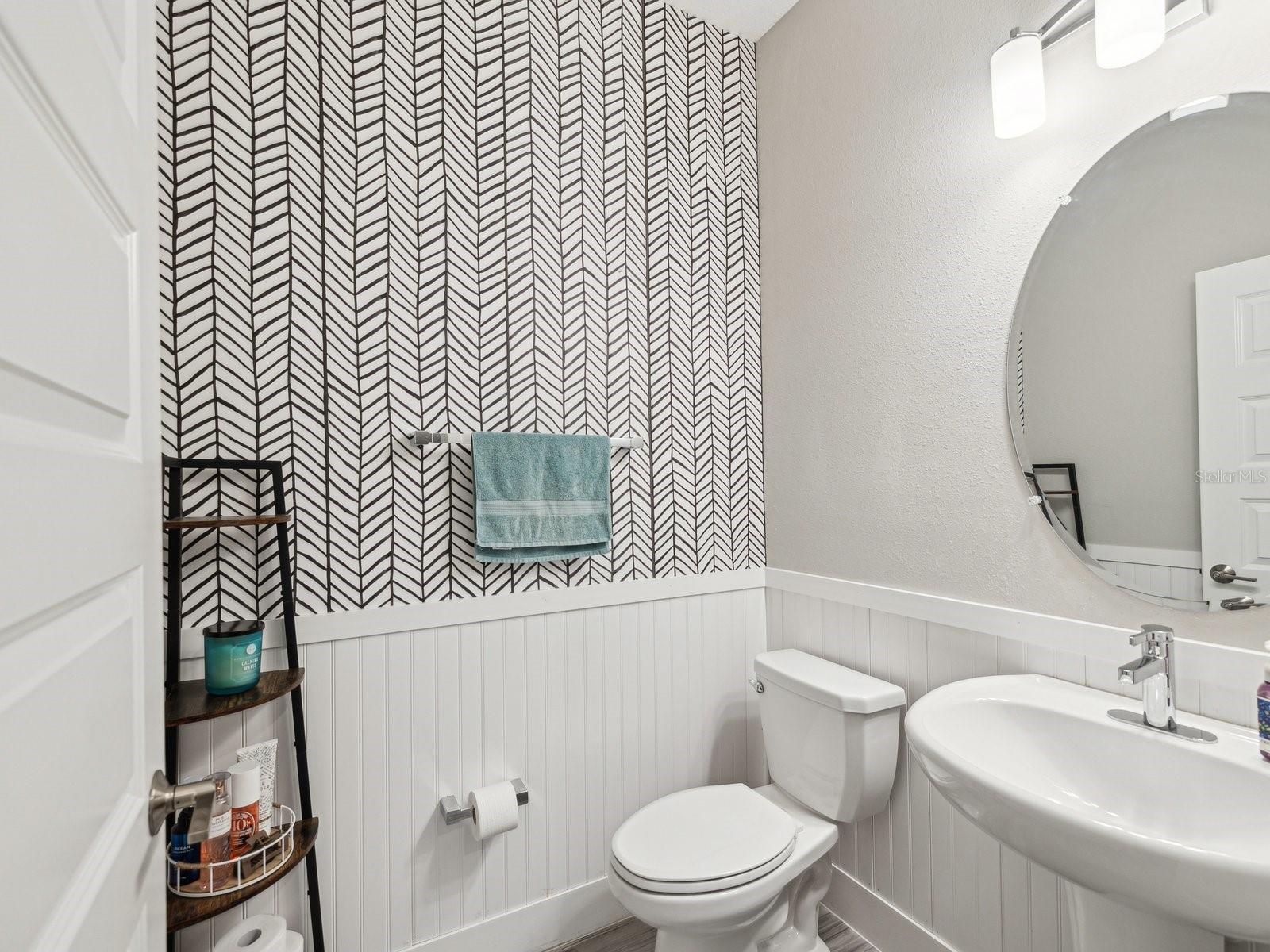 Downstairs half bath