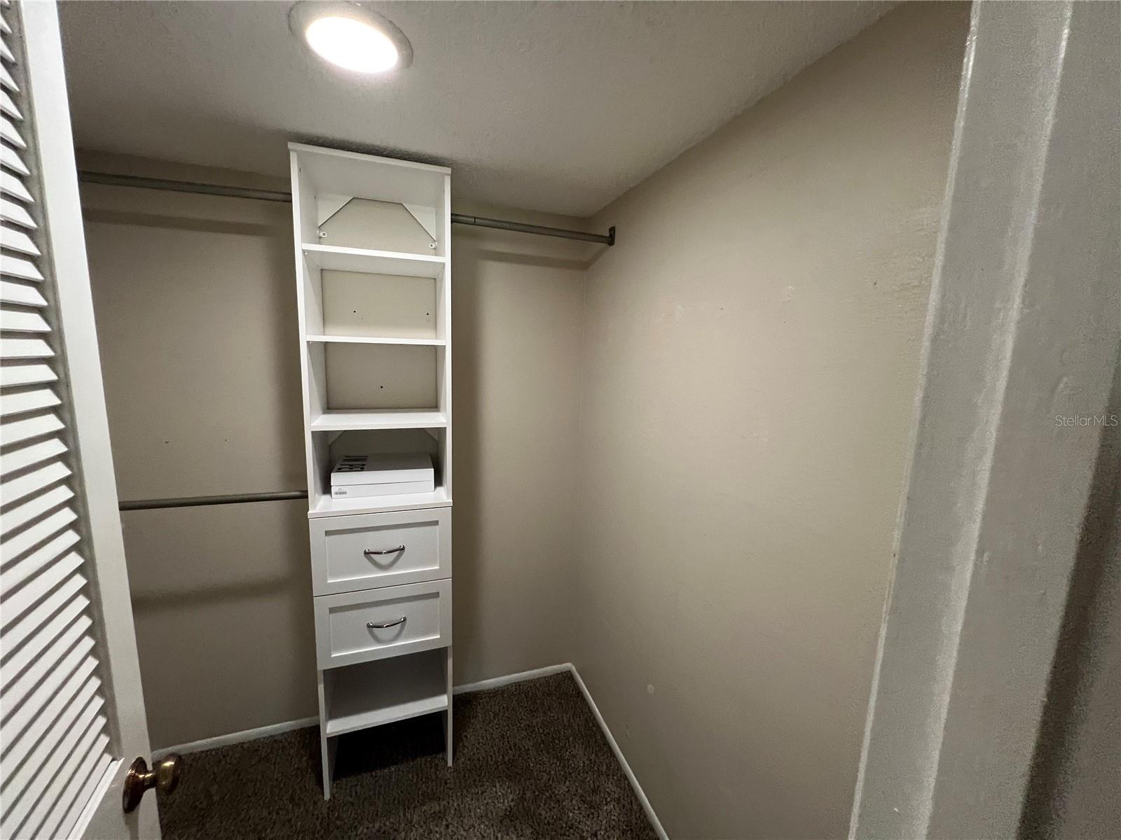 3rd walk in closet in the master bedroom