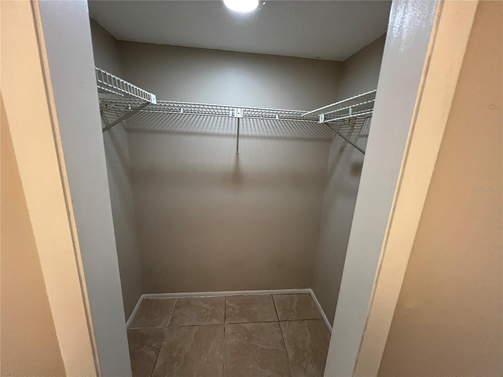 3rd walk in closet in the master bedroom