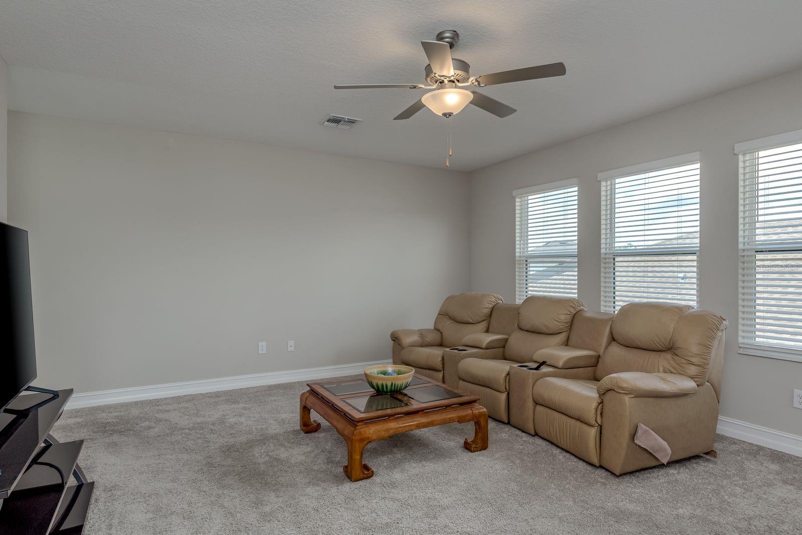 2nd floor Media room perfect for entertaining
