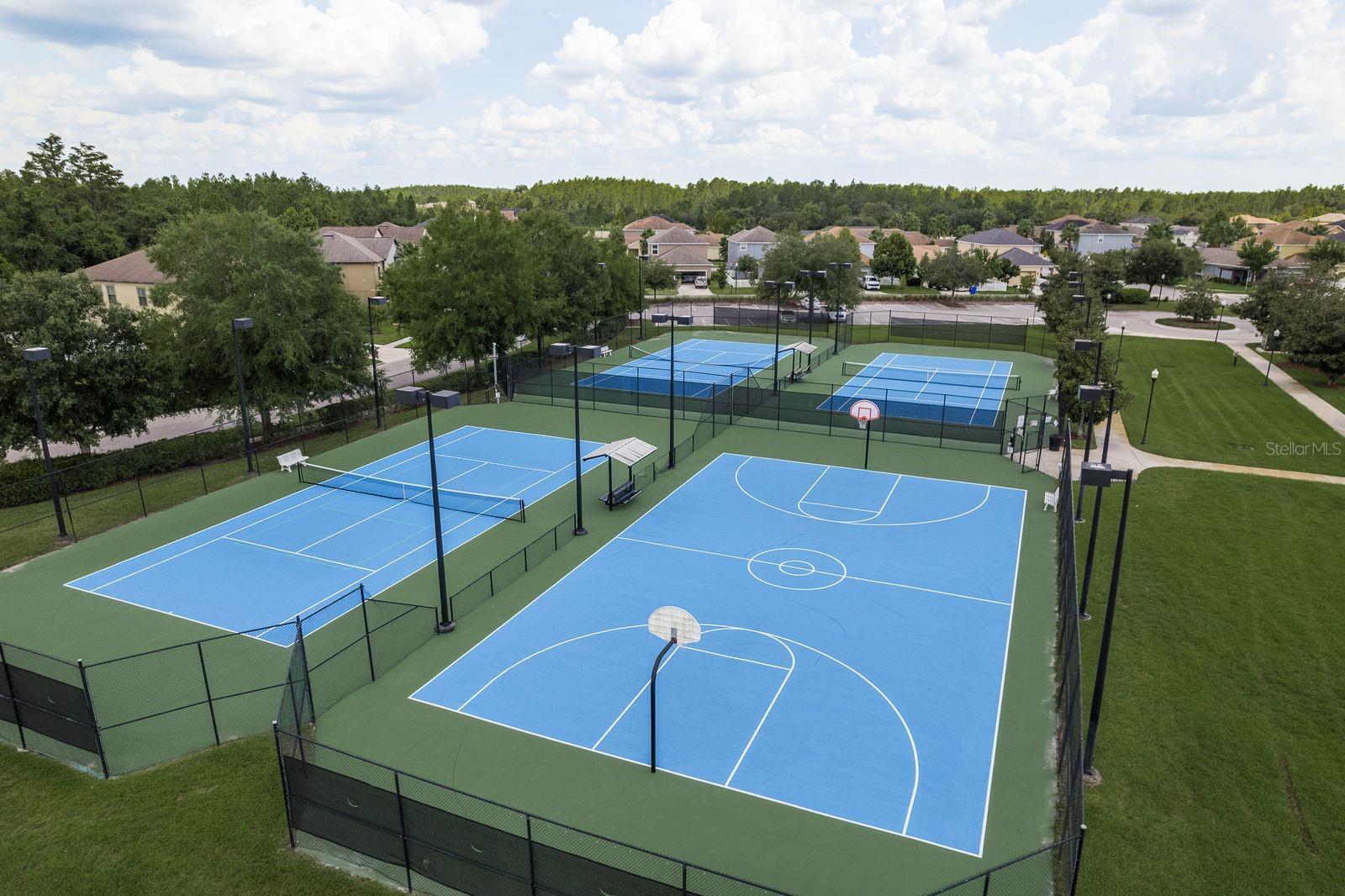Connerton Club House Basketball, tennis, pickleball courts