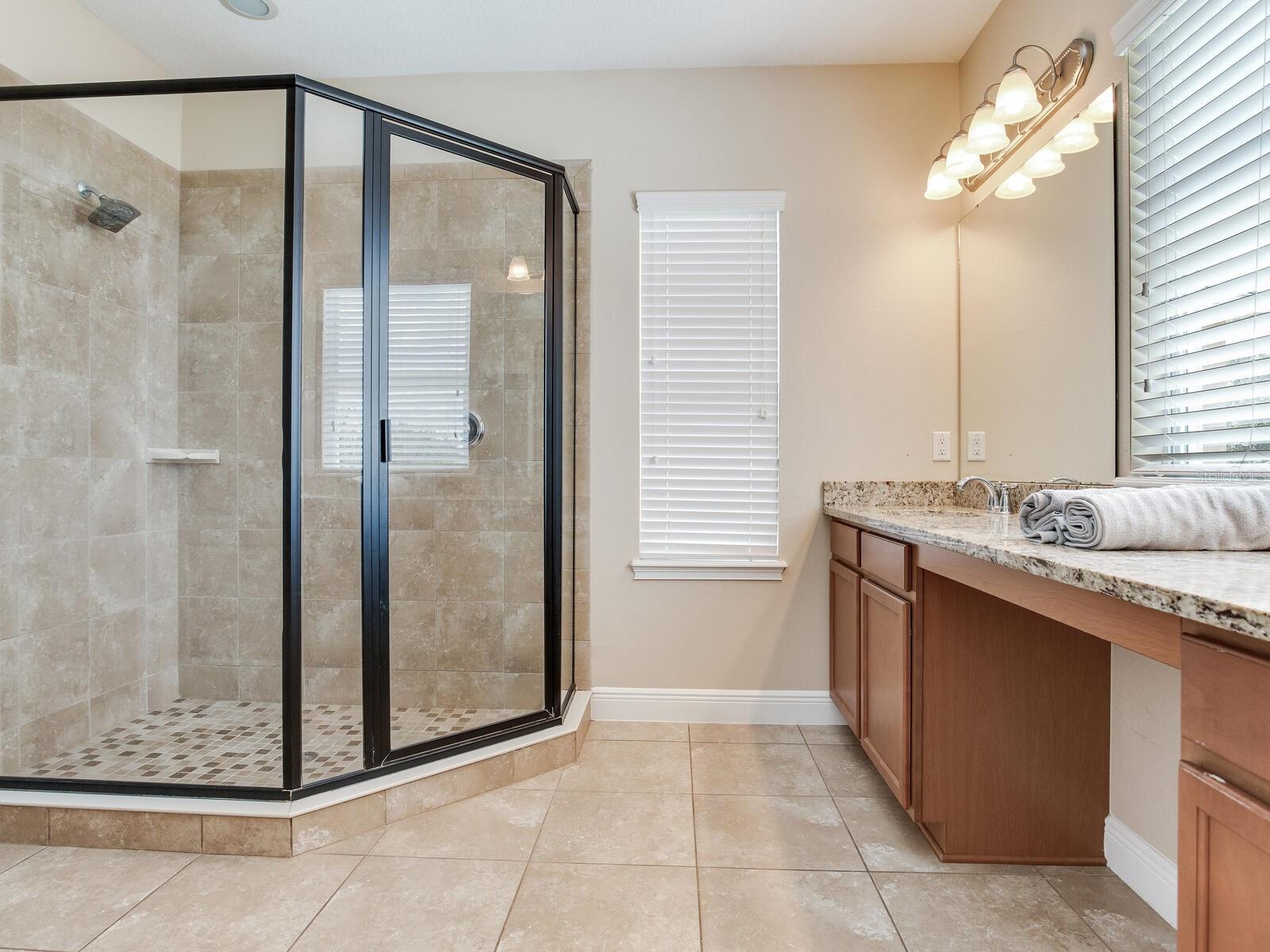 master bath with separate water closet