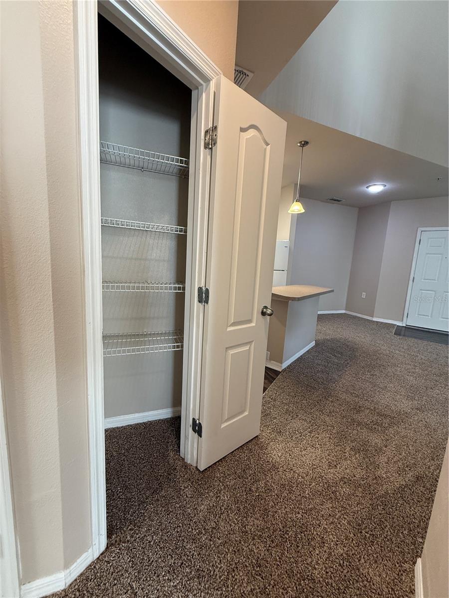 Hallway Linen Closet / Additional Pantry Space