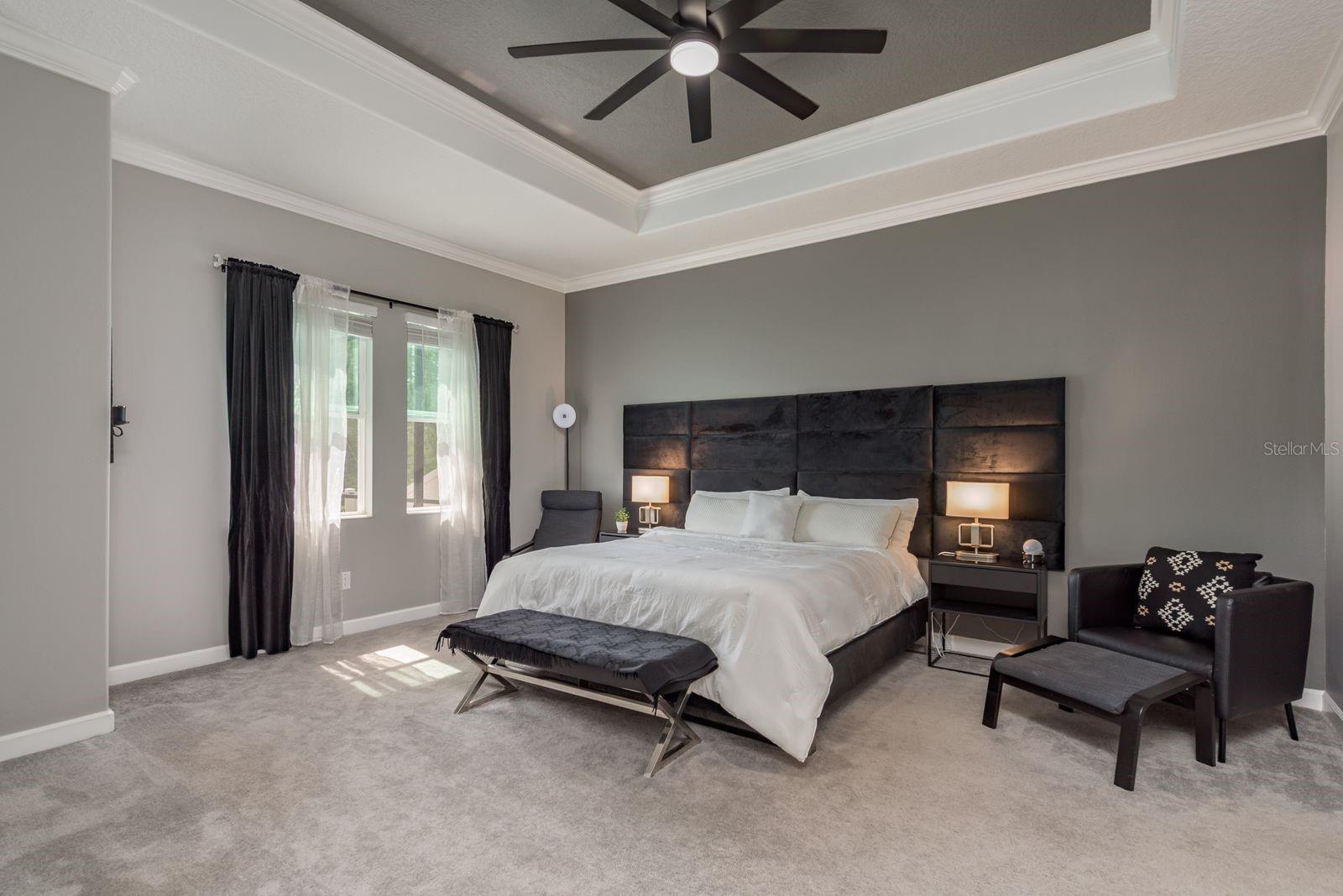 Elegant primary suite