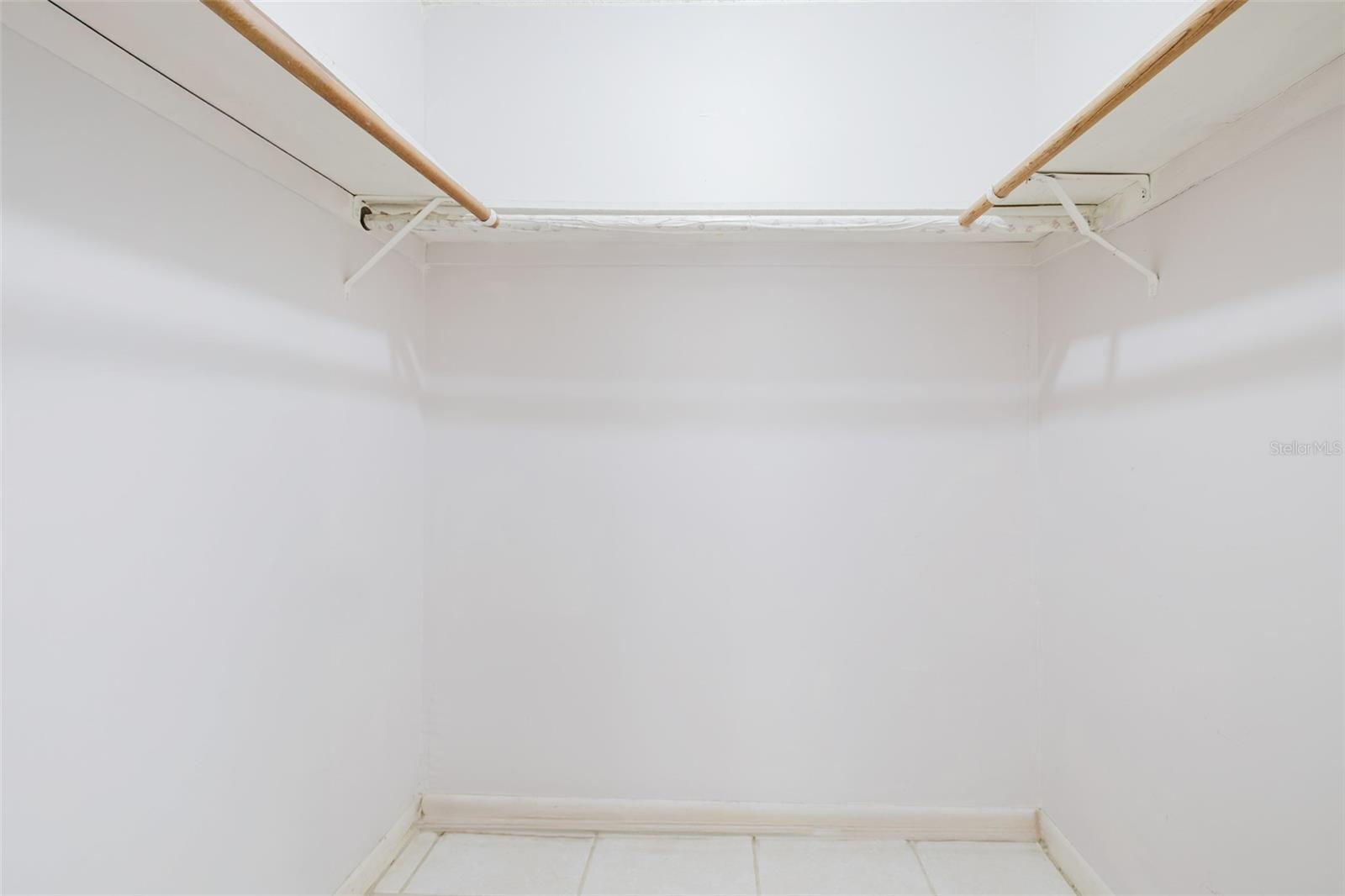 Walk-In Closet in Master Bedroom