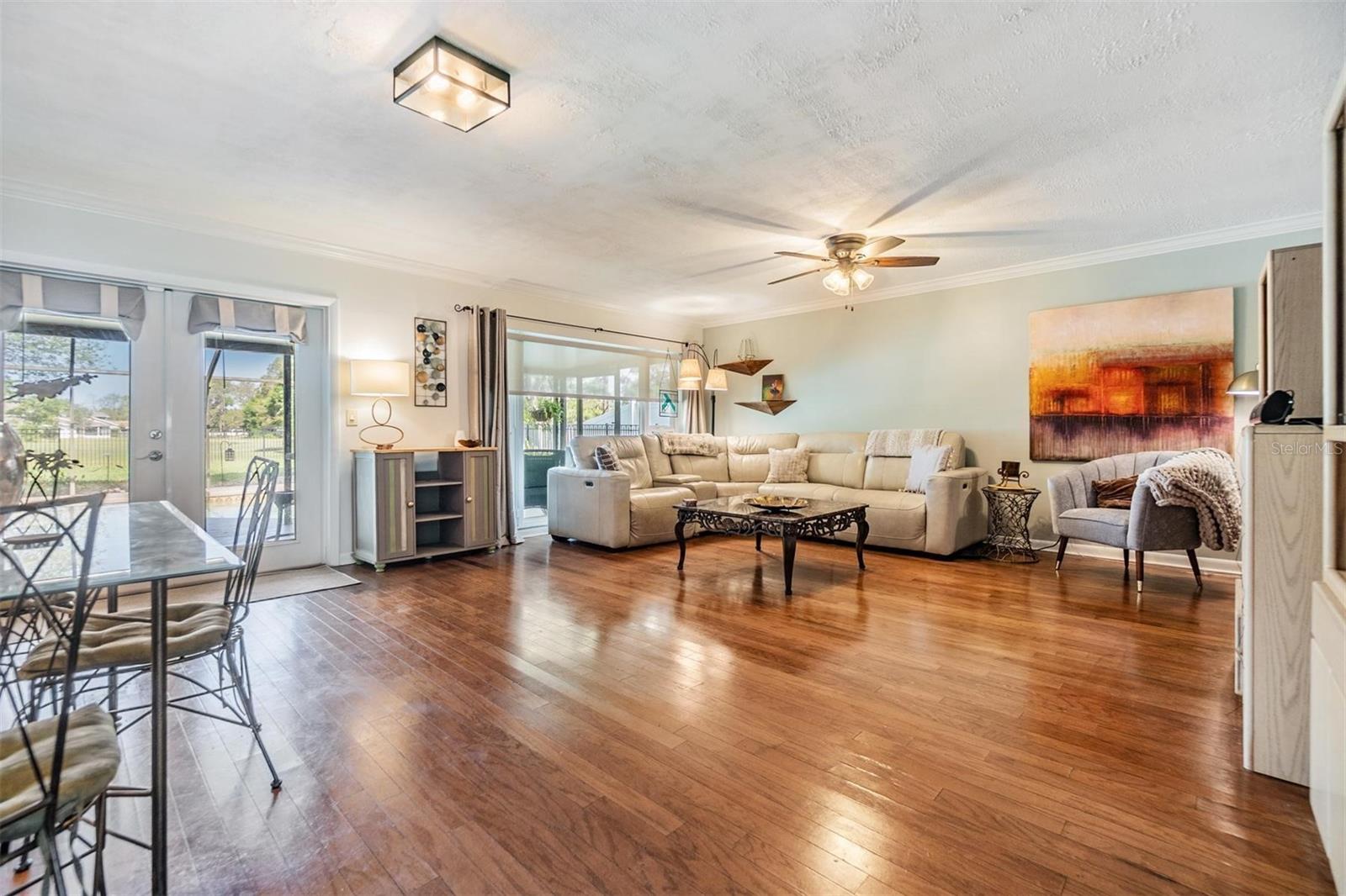 Living room/dining room combination