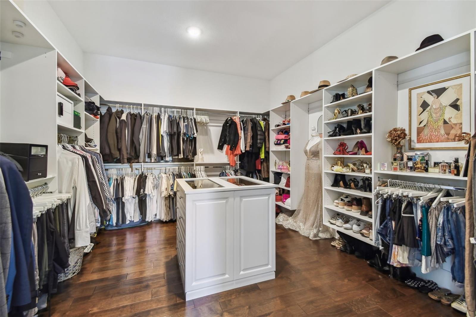 Primary closet