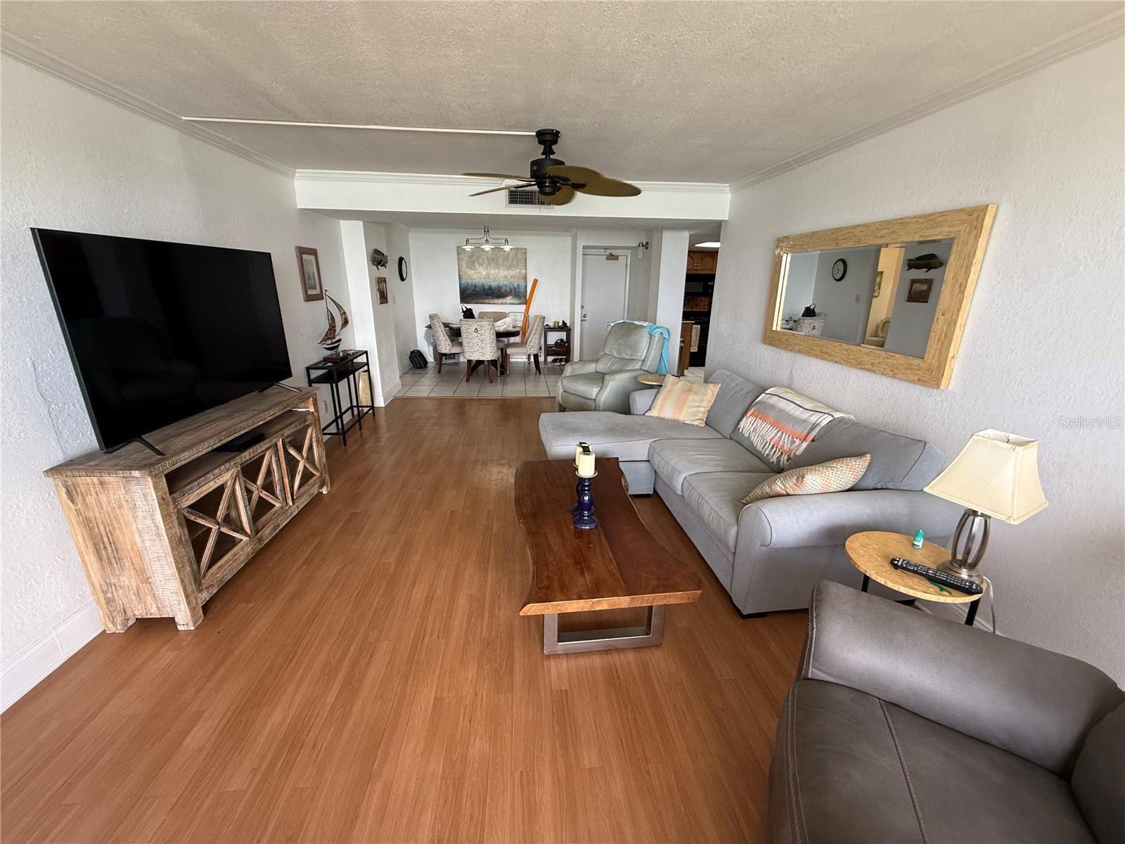 spacious Living - Dining area