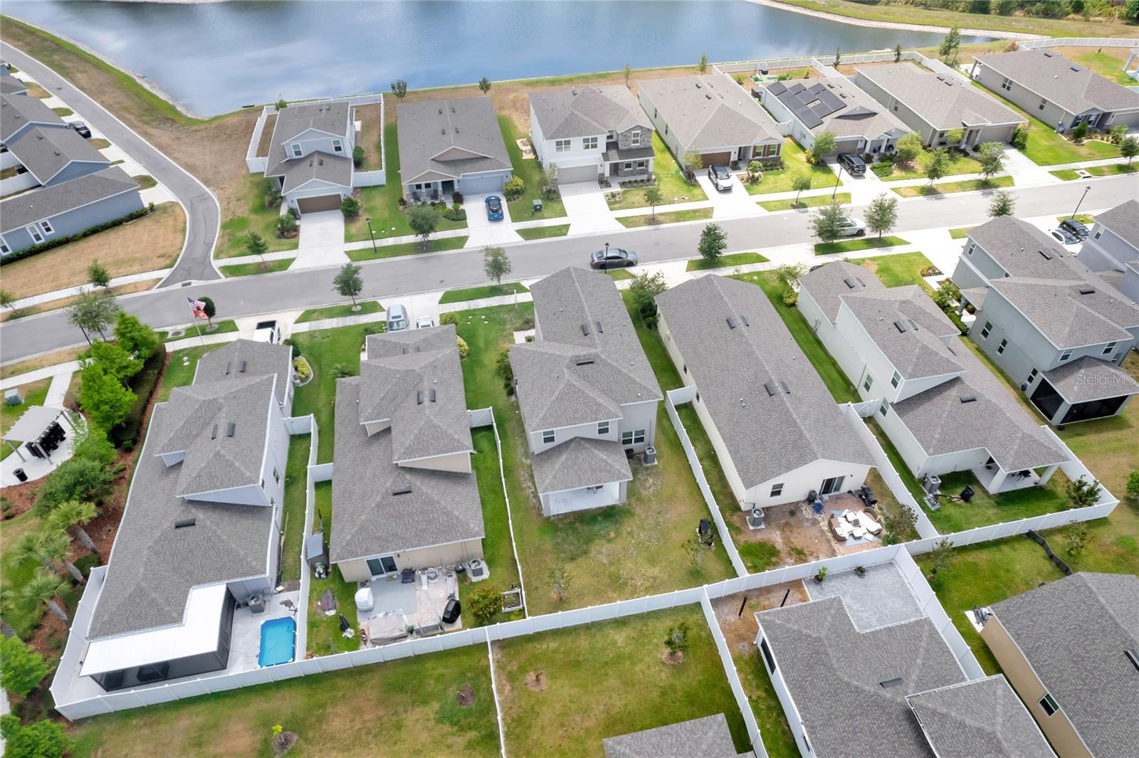 Aerial view of the community