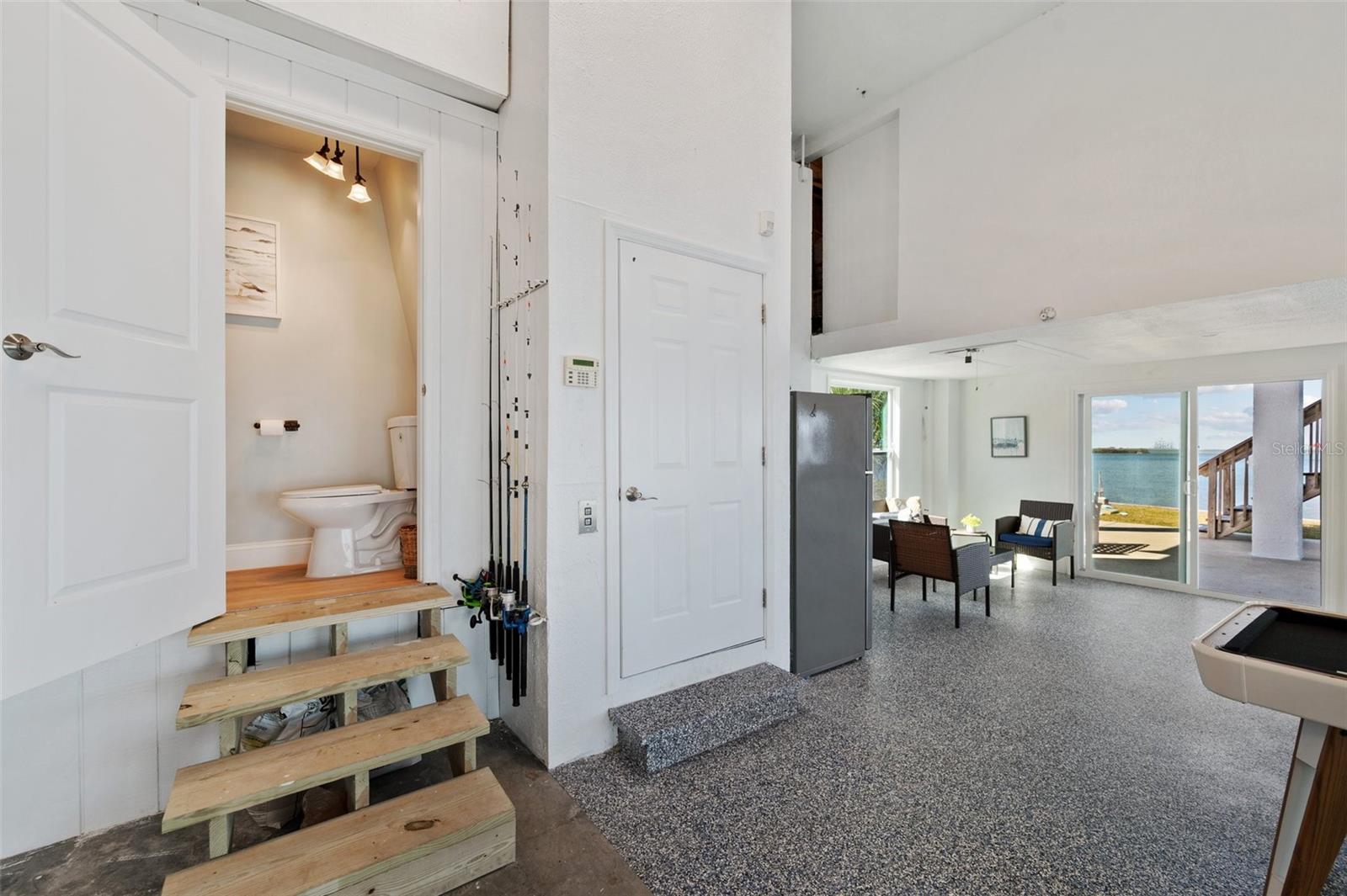 Ground Floor Recreational Area/Garage Bathroom