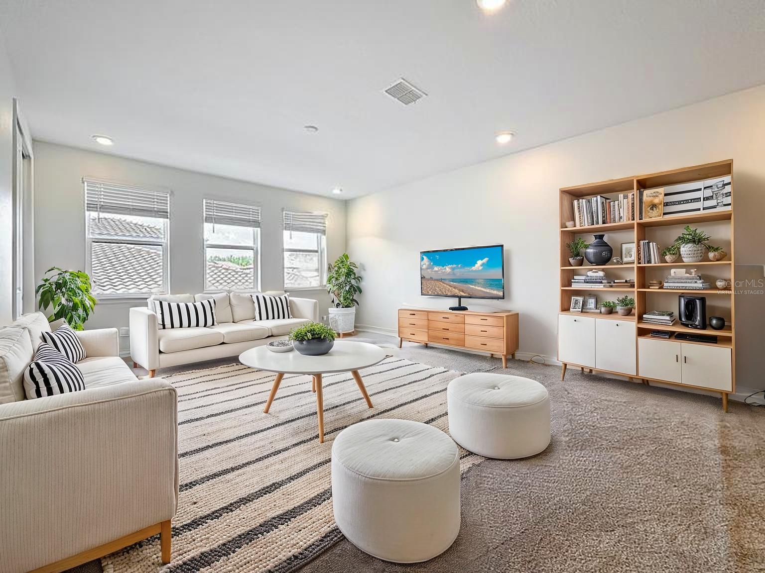 Bonus Room virtually staged.