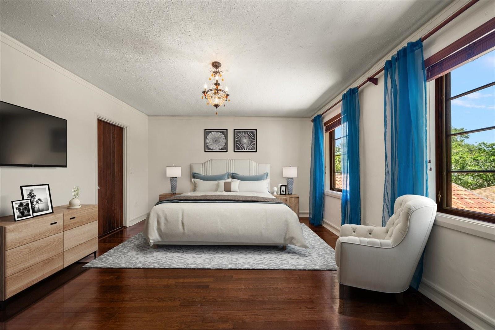 Bedroom 3 - Rear - Virtually Staged