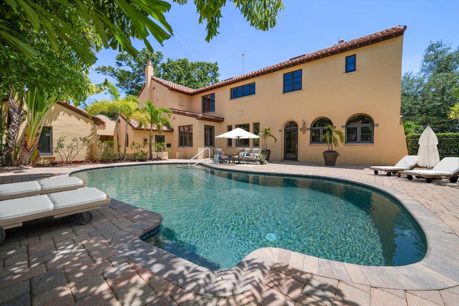 Heated Pool - Virtually Staged