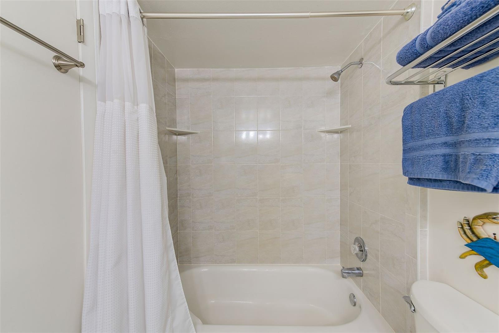 Newer Tiled Shower and Tub