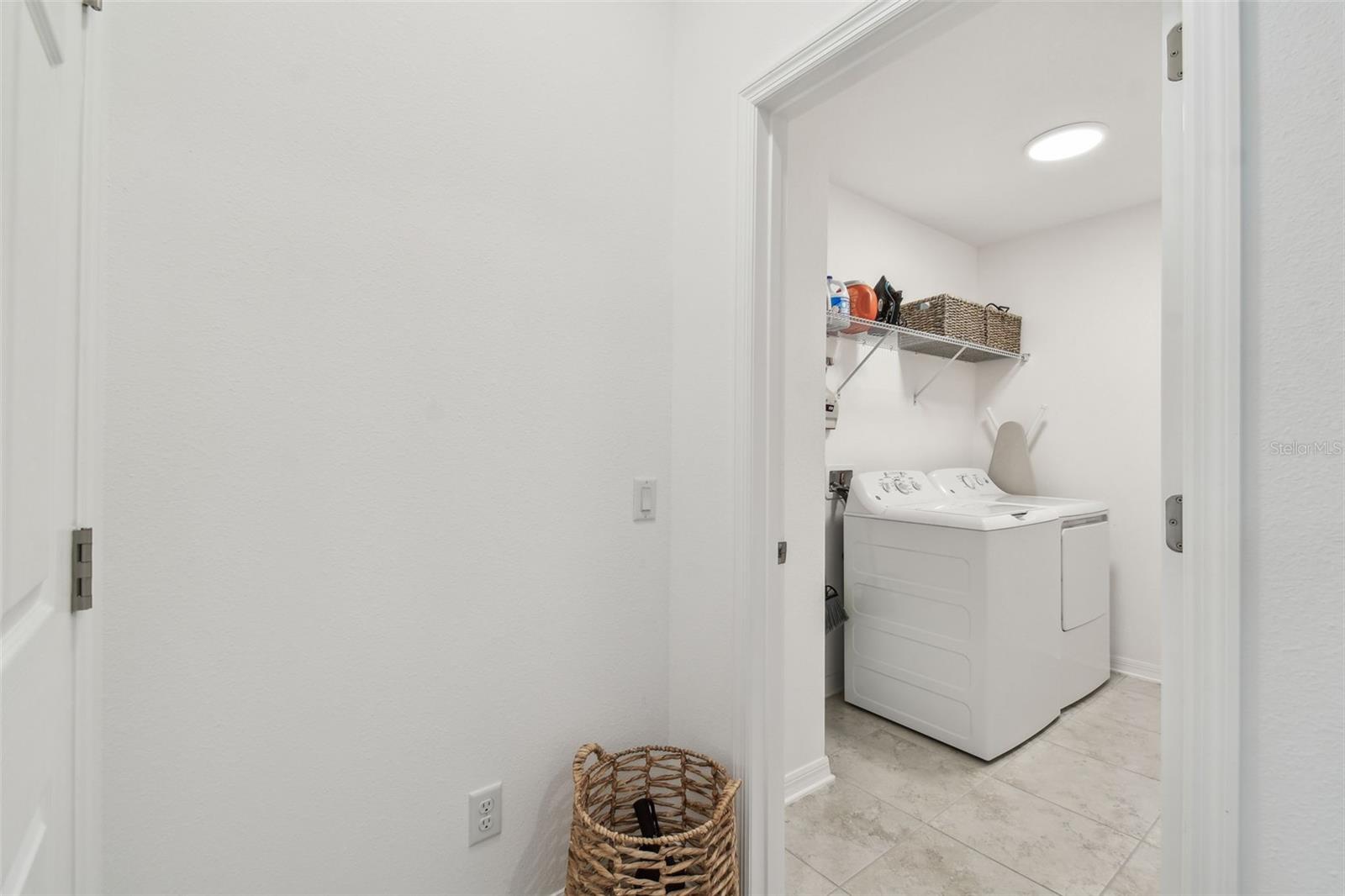 Washer and dryer on the main floor - (this is a great design feature which stops laundry room leaks affecting an upper and lower floor!) and - appliances stay in the house.