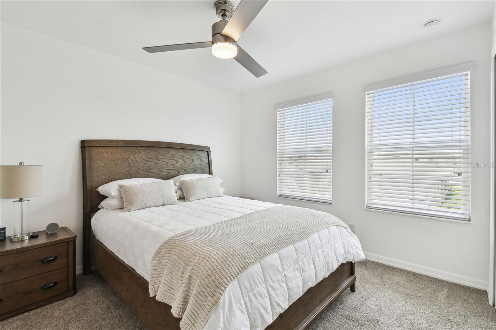 Bedroom 3, overlooking the front of the home