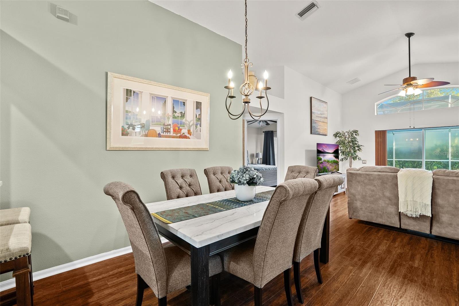Combo Dining Room and Living Room