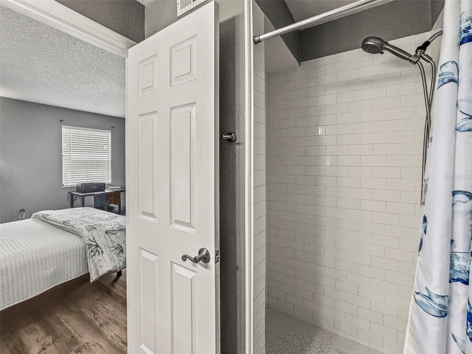walk-in shower