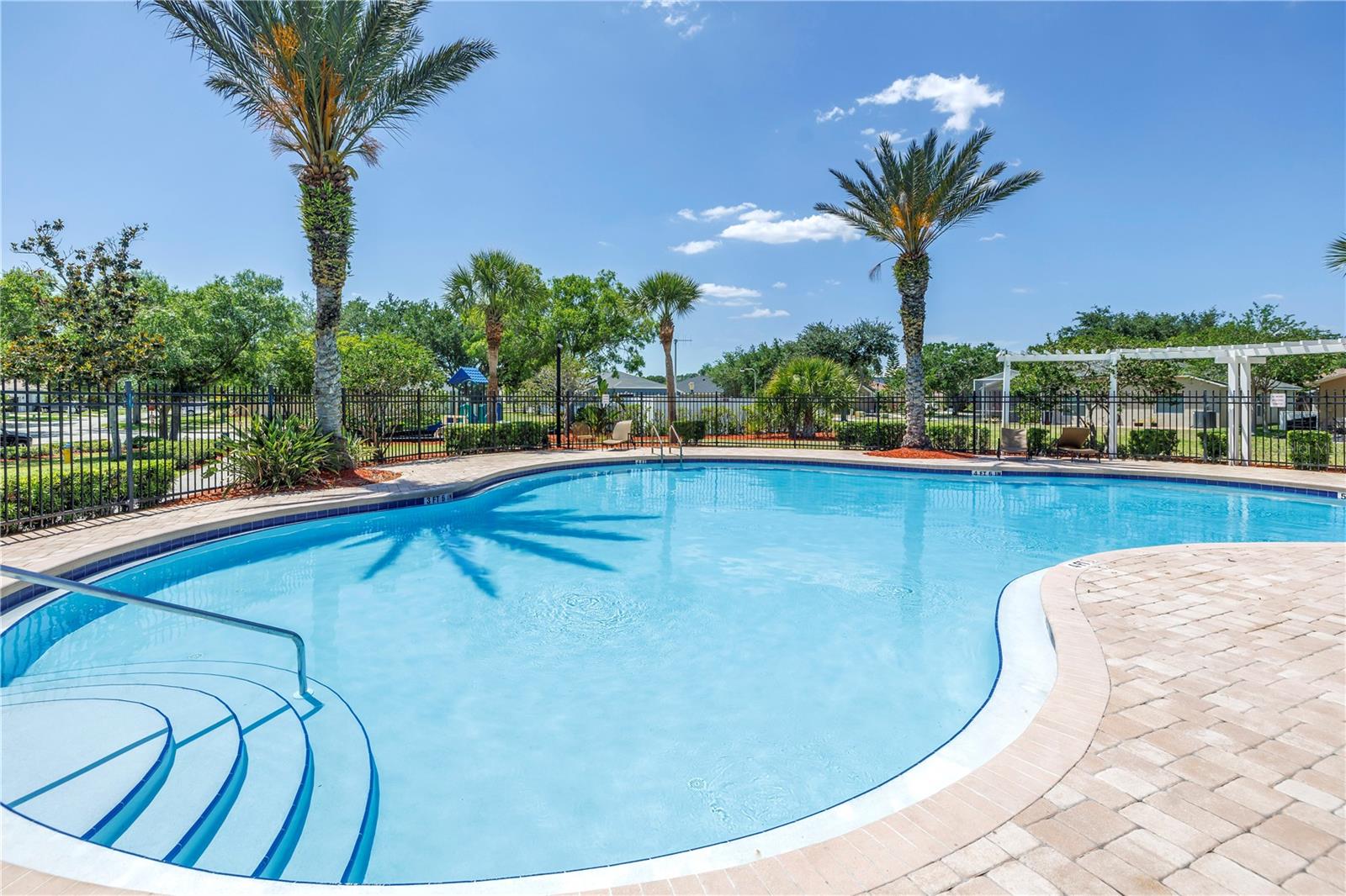 Resort style community pool
