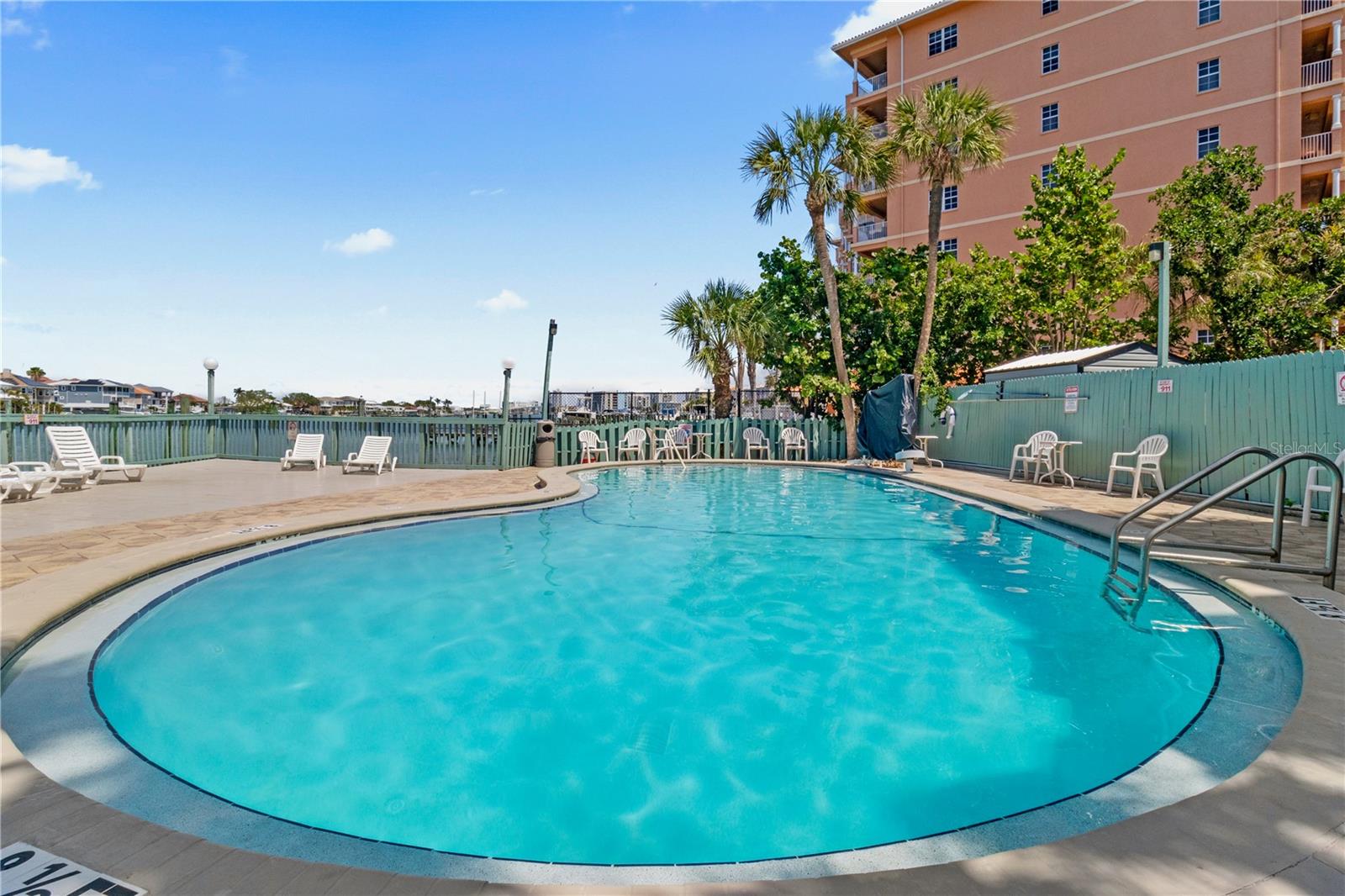 on-site pool