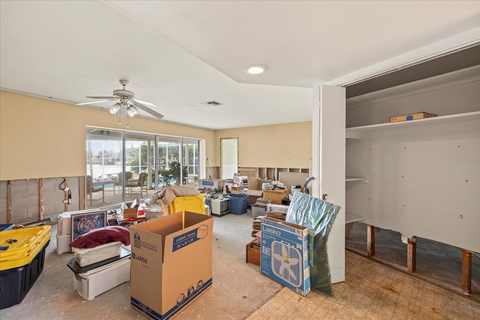 view from entry way