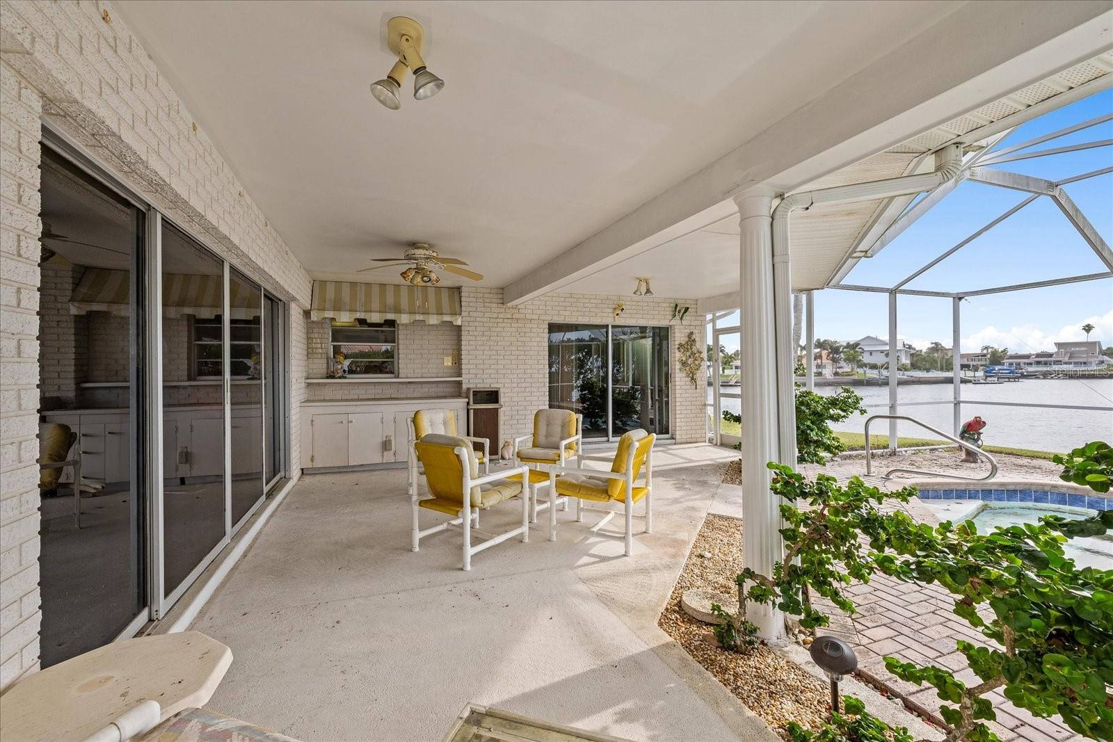 Covered front porch