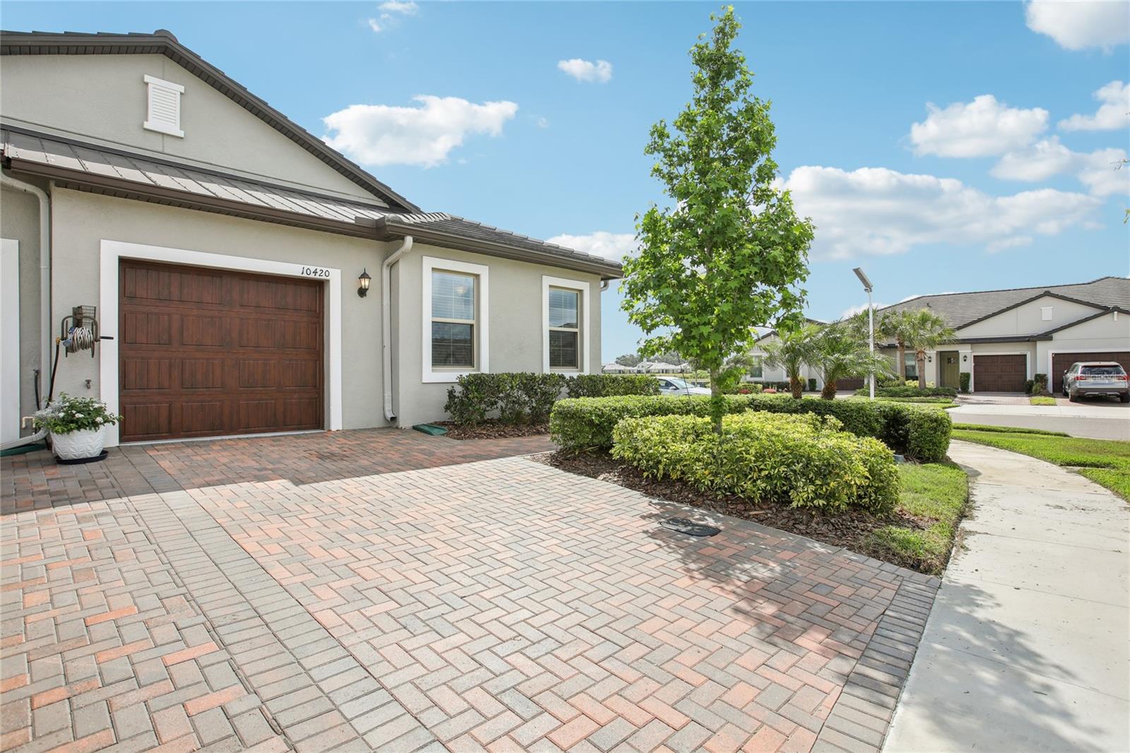 Beautiful paver driveway!