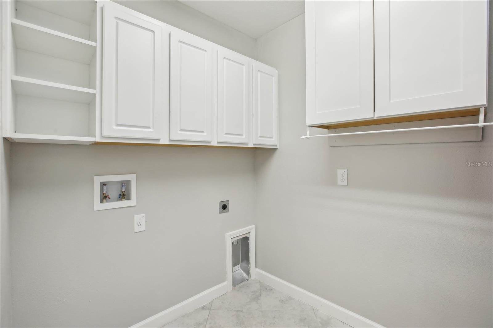 Laundry room with added storage!