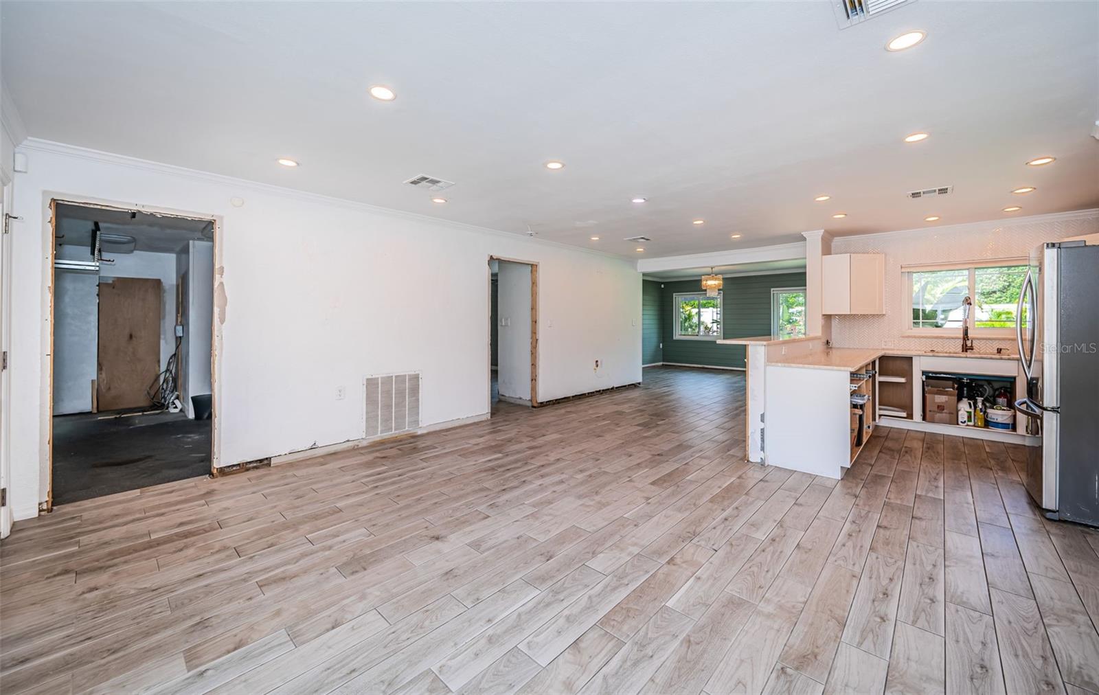 Living Room and Kitchen