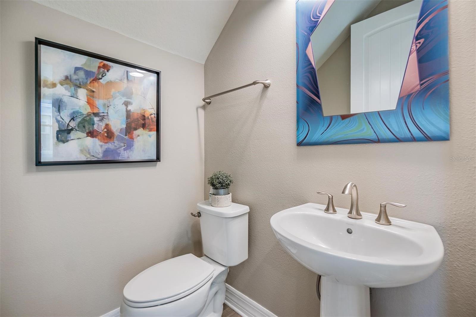 downstairs half bath
