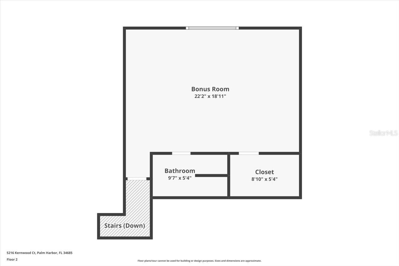 Second Floor Bonus Room/Bedroom 5