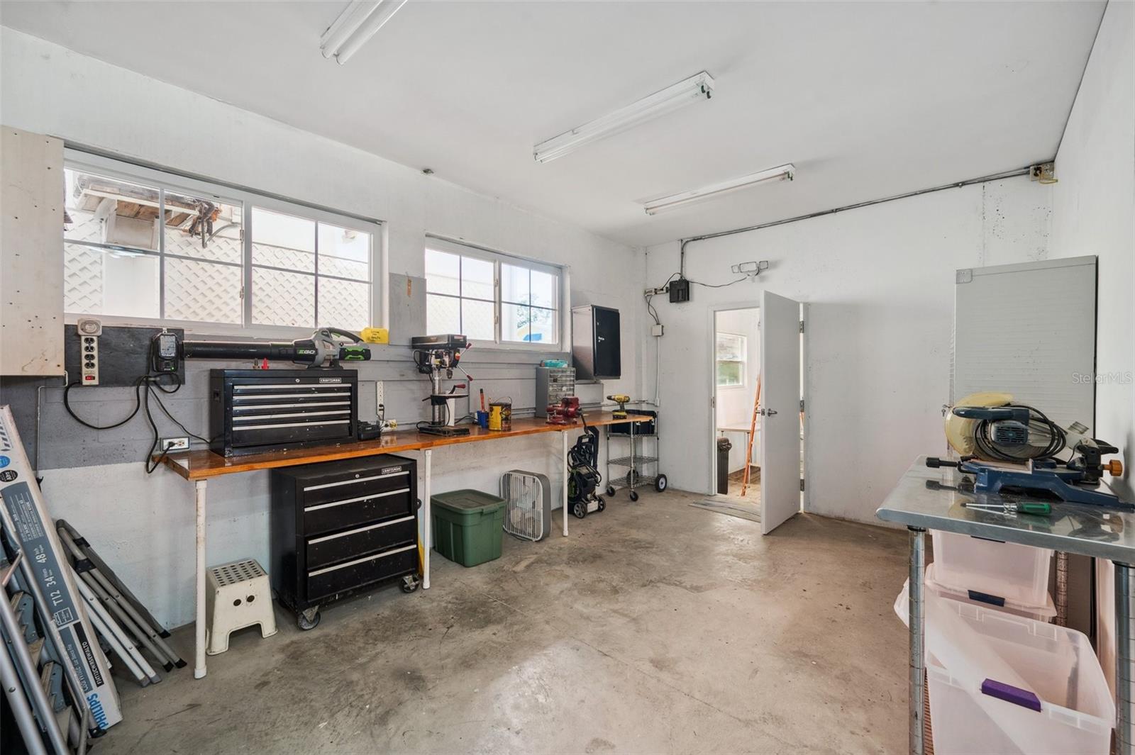 Garage Work area