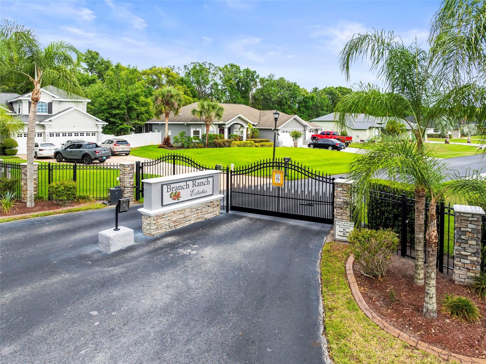 Gated entrance